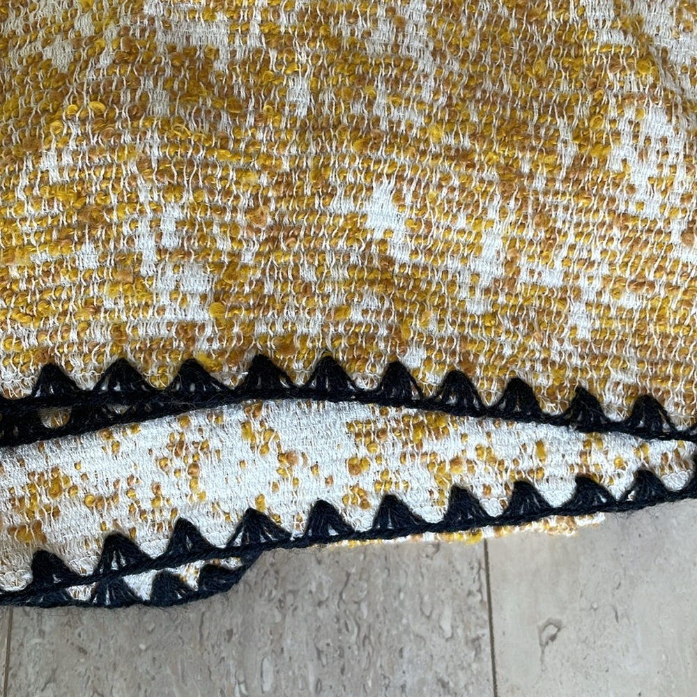 Opalhouse x Jungalow Woven End of Bed Throw Blanket Boho Decor Yellow 60"x80" - Picture 3 of 6